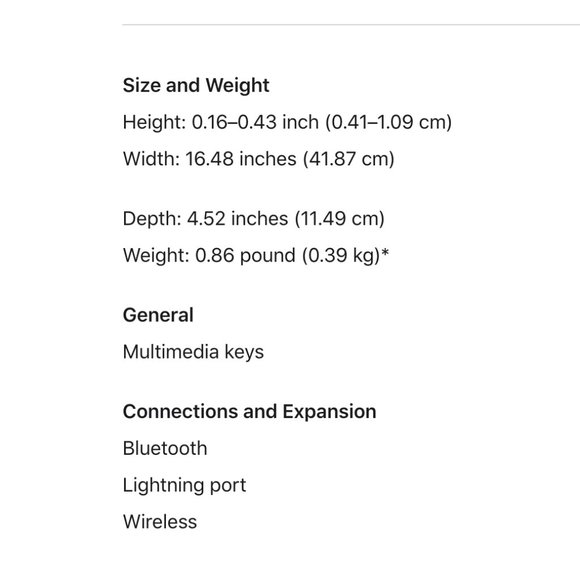 APPLE MAGIC KEYBOARD w/ NUMERIC KEYPAD - NEW! - Picture 7 of 8